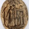 Médaillon ovale en bronze doré - Diane chasseresse – Image 3