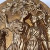 Médaillon ovale en bronze doré - Diane chasseresse – Image 2