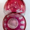 Bonbonnière en forme d’œuf - Style Bohème -Cristal taillé et signé mpB – Image 4