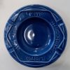 Ancien cendrier Loto / loterie nationale ø 14 cm - Gien - Bleu