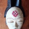 Ancien masque PUNU - Art africain(Gabon) - bois sculpté polychrome – Image 3