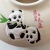 théière chinoise plate avec pandas – Image 2