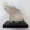 Éléphant "trunk up" en résine - Façon cristal Goebel