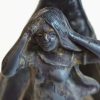 Ancienne pendulette (HS) avec statuette - Art nouveau - Régule – Image 4