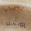 Ancien buste en cire de Beethoven sur piédouche bois – Image 7
