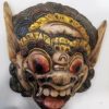 Grand masque mural Barong Boma - Bois sculpté polychrome – Image 4