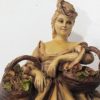 Sculpture Art Nouveau en terre cuite polychrome par Bruno Tornati – Image 5