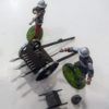 Pièce d'artillerie et deux soldats médiévaux - Figurines en plomb – Image 2