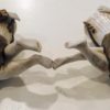 Couple d'anciennes bouquetières en porcelaine – Image 8