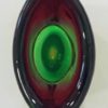 Petit vase Murano - Sommerso dégradé vert & rouge – Image 5