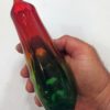 Petit vase Murano - Sommerso dégradé vert & rouge – Image 3