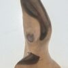 Femme voilée portant l'abaya (hors de l'école) - Sculpture en bronze doré signée Louis TANARI – Image 5