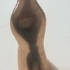 Femme voilée portant l'abaya (hors de l'école) - Sculpture en bronze doré signée Louis TANARI – Image 4