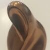 Femme voilée portant l'abaya (hors de l'école) - Sculpture en bronze doré signée Louis TANARI