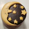Boîte puzzle avec lune et étoiles - Bois sculpté