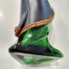 Bouteille en forme de manchot - Verre habillé de cuir & métal - Tête bouchon en plastique – Image 8