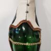 Bouteille en forme de manchot - Verre habillé de cuir & métal - Tête bouchon en plastique – Image 3