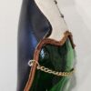 Bouteille en forme de manchot - Verre habillé de cuir & métal - Tête bouchon en plastique – Image 2