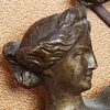Statuette - Danseuse au Tambourin - Bronze sur socle bakélite – Image 6