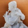 Porcelaine biscuit - Scène galante du 18ème - La leçon de flageolet - D'après Boucher – Image 8