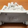 Porcelaine biscuit - Scène galante du 18ème - La leçon de flageolet - D'après Boucher – Image 16