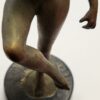 Danseuse nue au tambourin - Bronze sur socle plomb – Image 11