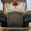Jouet ancien en tôle à batterie - NOMURA POLICE PATROL CAR N° 5 – Image 11
