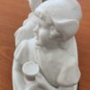 L'heure du thé - Biscuit en porcelaine monté sur laiton ouvragé – Image 3