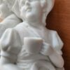 L'heure du thé - Biscuit en porcelaine monté sur laiton ouvragé – Image 7
