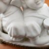 L'heure du thé - Biscuit en porcelaine monté sur laiton ouvragé – Image 6