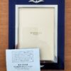 Cadre photo Mikimoto- Finition dorée et bleue avec accents perlés – Image 6