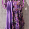 Velvet Purple Scarf Hanger Owl - Hibou cintre recouvert de velours violet – Image 5