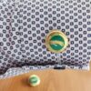 Paire de couvre-boutons Golf ≅ Boutons de manchette Ø 1,7 cm - Plaqués or – Image 6