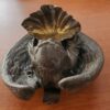 Bénitier à l'Archange - Bronze - 19ème – Image 11