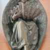 Bénitier à l'Archange - Bronze - 19ème – Image 10