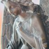 Bénitier à l'Archange - Bronze - 19ème – Image 6