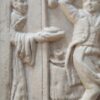 Scène érotique bien cadrée et avec reliefs - Céramique ancienne – Image 5