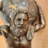 Atlas portant le monde - Statuette en métal - Veronese
