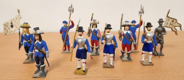 Soldats de plomb - 10 figurines dont une à peindre - CBG made in France – Image 2