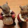 Souris portant des pommes - Deux figurines Dewberry Lane SUSAN WHEELER 1990 – Image 8