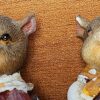 Souris portant des pommes - Deux figurines Dewberry Lane SUSAN WHEELER 1990 – Image 7