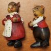 Souris portant des pommes - Deux figurines Dewberry Lane SUSAN WHEELER 1990 – Image 4