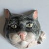 Tête de chat distributeur de ficelle et porte ciseaux