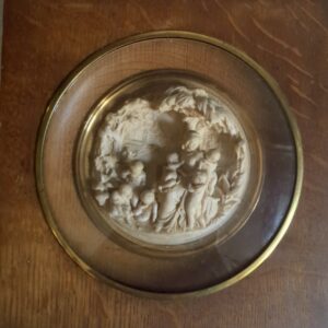 Tableau sculpté dans l'écume de mer
