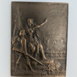 Plaque Union des Sociétés de Tir de France - Bronze