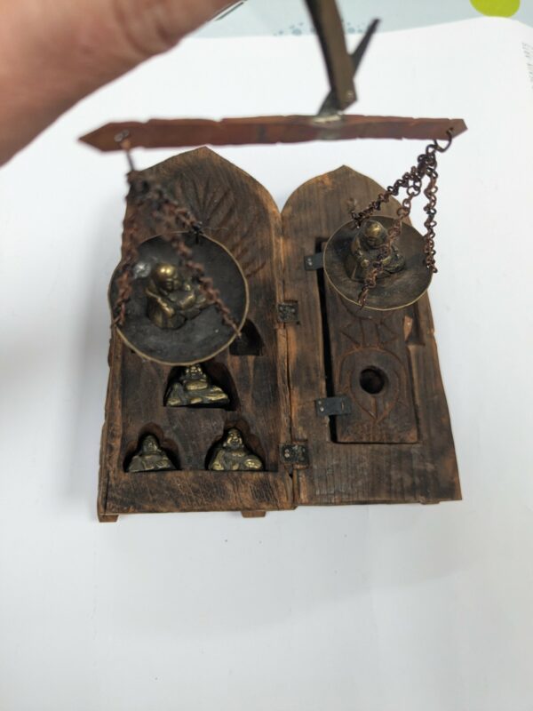 Ancienne balance bouddha Forme Sanctuaire – Image 7