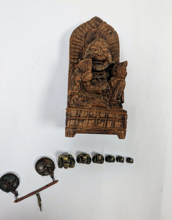 Ancienne balance bouddha Forme Sanctuaire – Image 8
