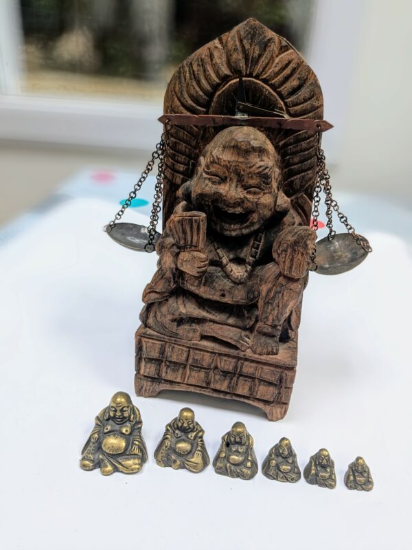 Ancienne balance bouddha Forme Sanctuaire – Image 9