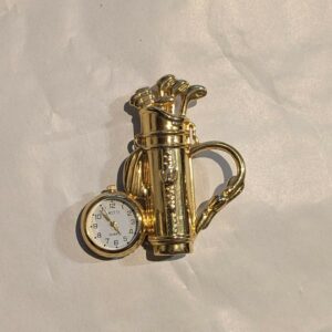 Horloge de bureau miniature MOTTI– Sac de golf