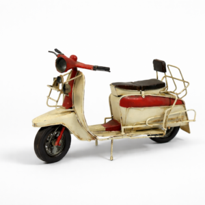 Scooter vintage en métal – décoration rétro